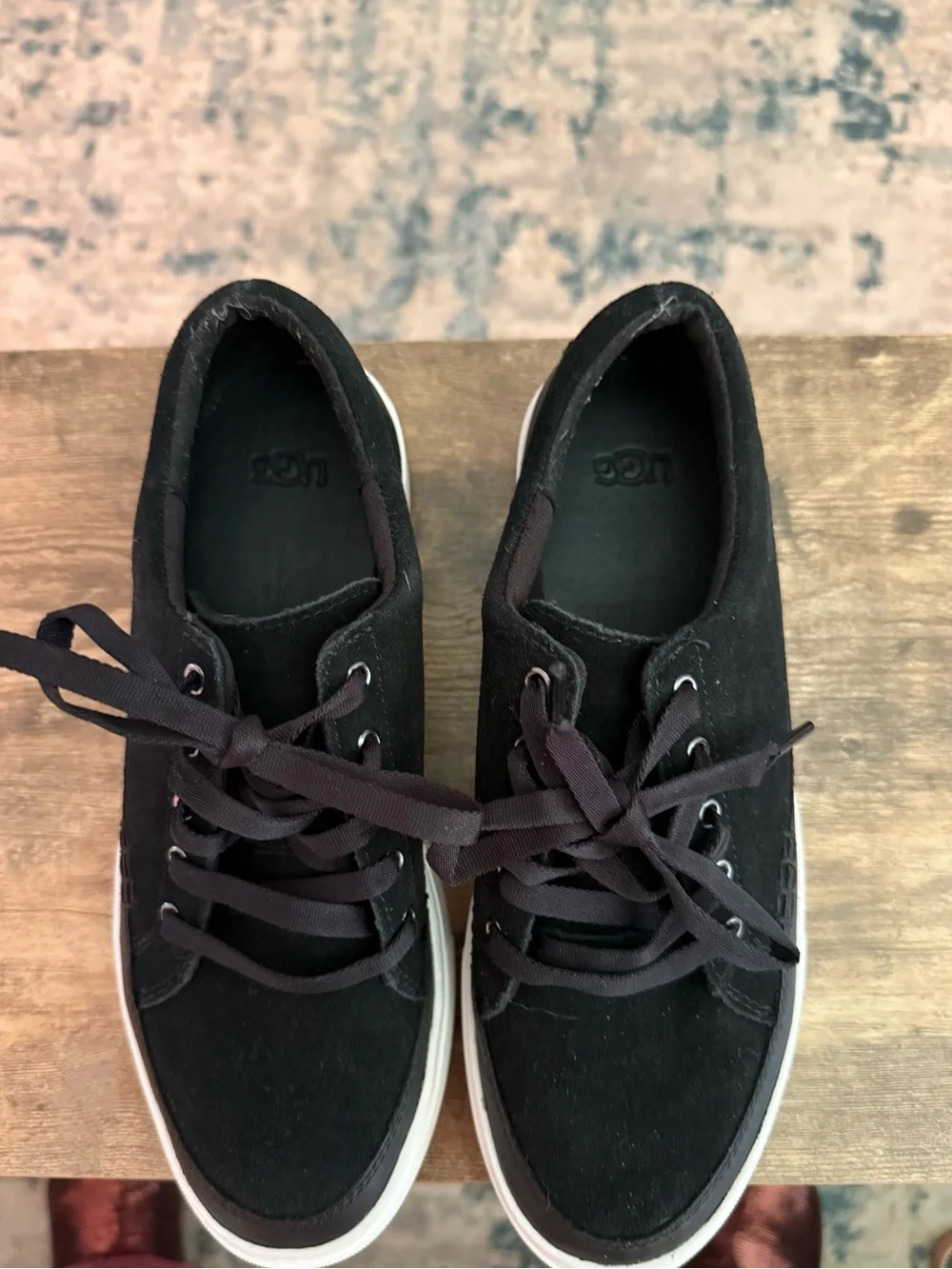 UGG Black Suede Sneakers
